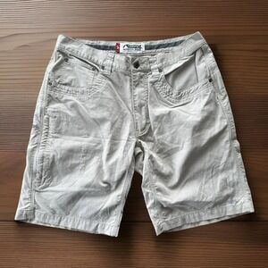 Mountain Khakis Shorts Mens 34 Slim Reflective‎ Commuter Hiking Bouldering